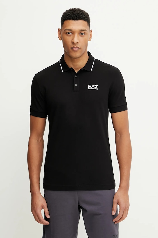 

Поло Ea7 Emporio Armani, черный