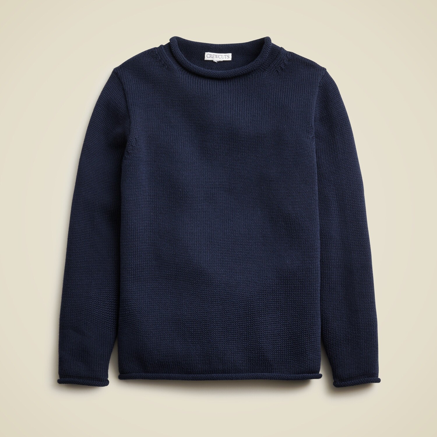 

Детский свитер с высоким воротником из хлопка 1988 года J.Crew, синий