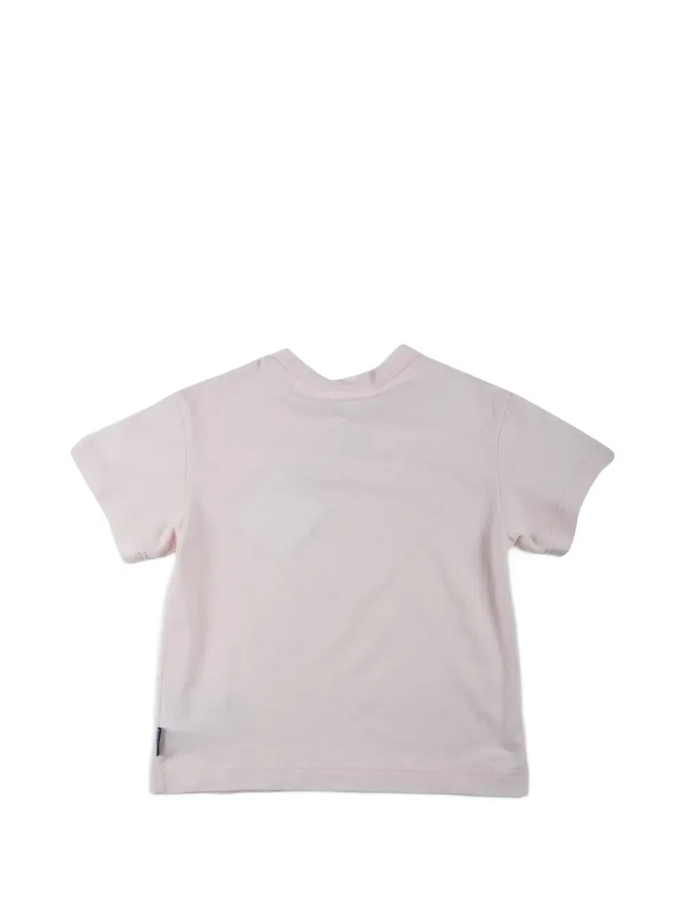 Футболка с логотипом на воротнике Palm Angels Kids, розовый — фото 2