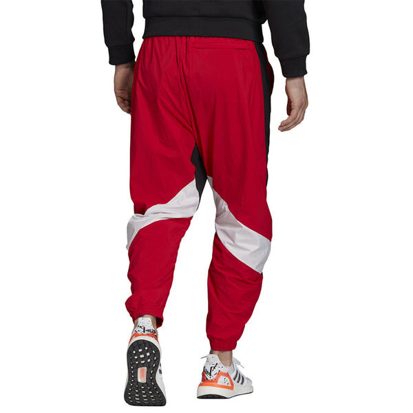 Спортивные штаны adidas M O Shape Pant Splicing Sports Bundle Feet Pants Red, черный — фото 4