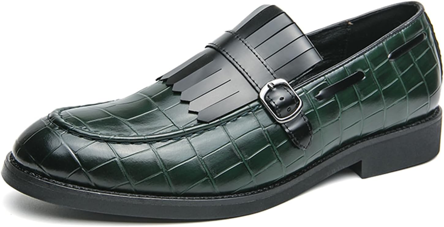 

Мужские замшевые пенни-лоферы Dacnakby, классические кожаные лоферы с пряжкой и бахромой, светло-серые и черные, модные повседневные и свадебные туфли