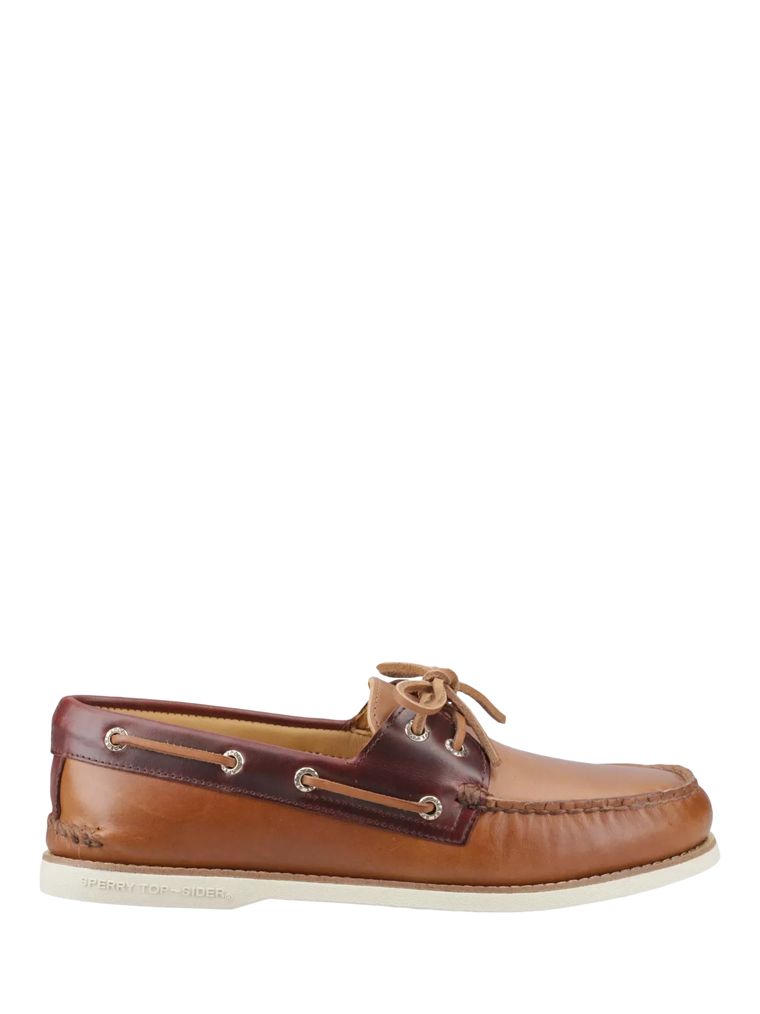 Оригинальные лодочные туфли Gold Cup с двумя люверсами Sperry, Tan Brown