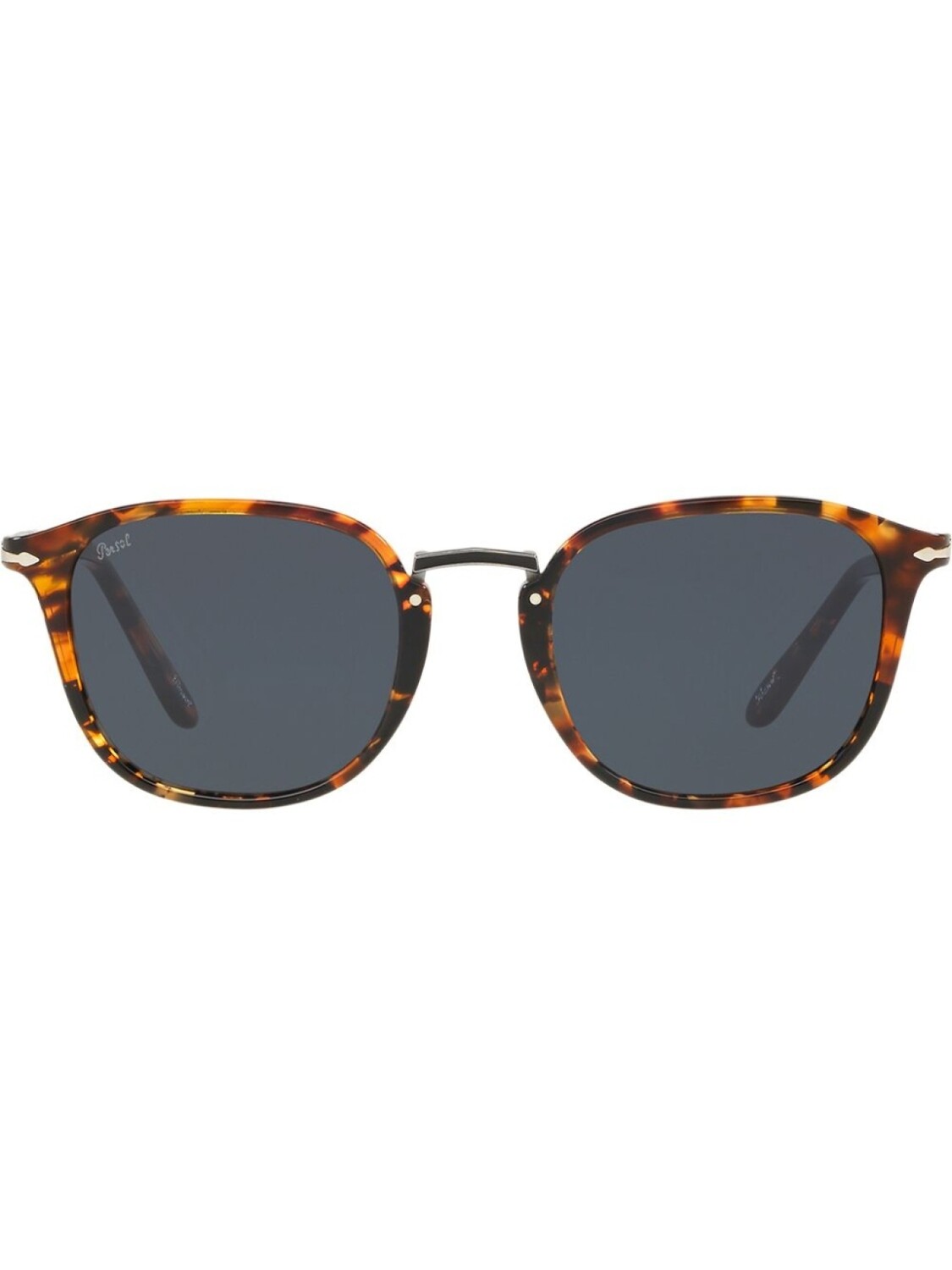 

Persol солнцезащитные очки в черепаховой оправе, коричневый