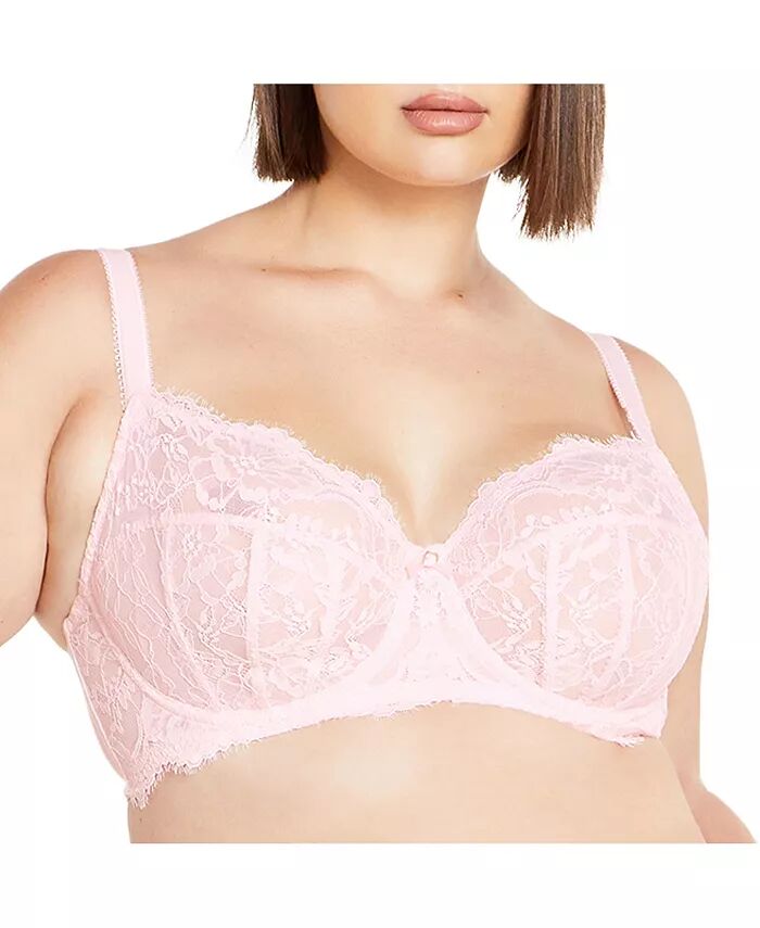 

Женский бюстгальтер на косточках Lara CITY CHIC, розовый