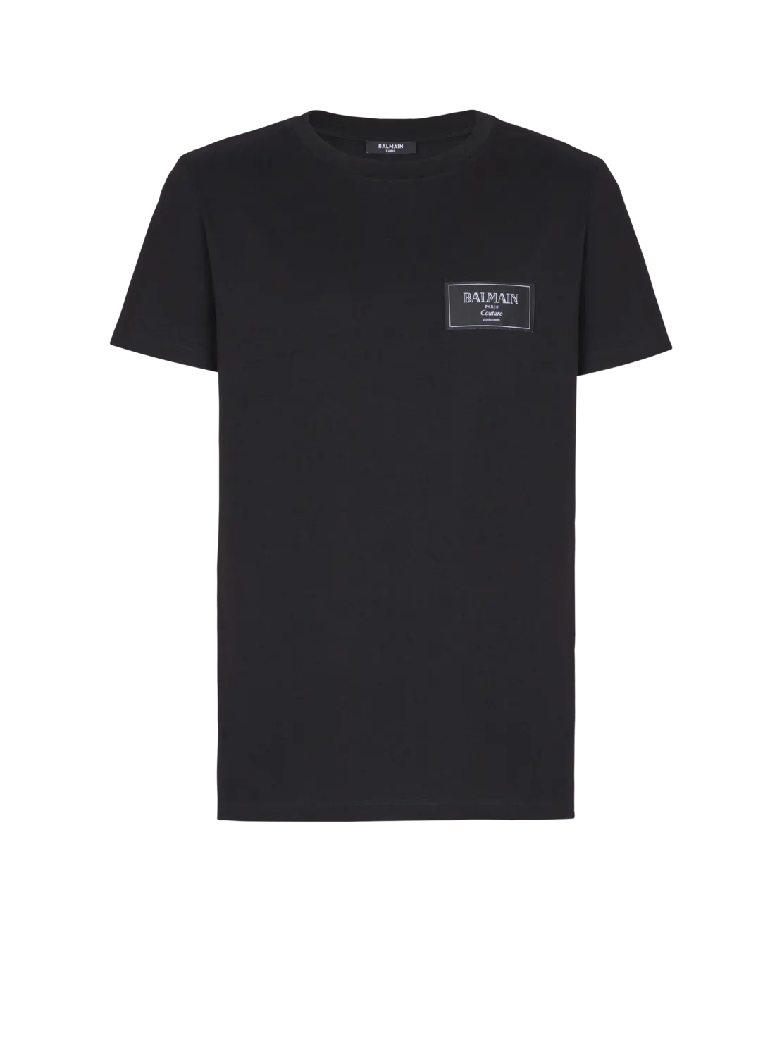 

Футболка с лейблом Balmain Couture, белый/черный