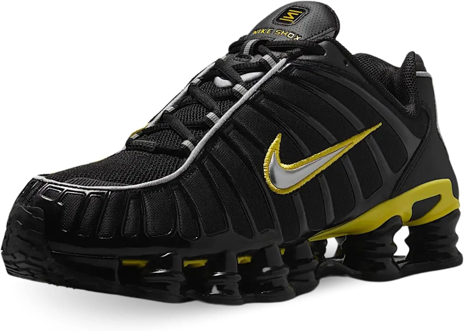 Мужские кроссовки Nike Renew Retaliation, 2-Black Dynamic Yellow Metallic Silver