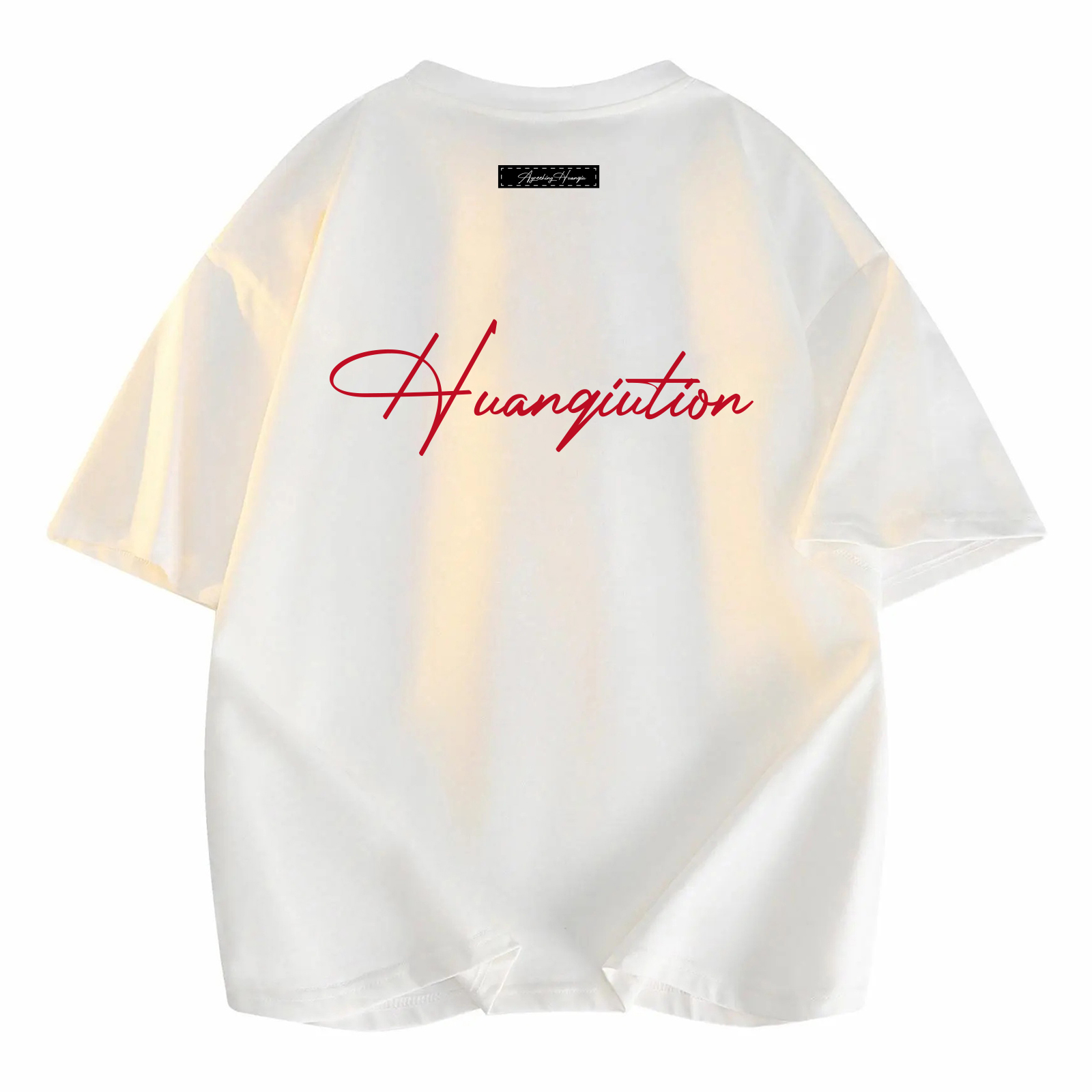 

Футболка с коротким рукавом унисекс HUANQIU, белый