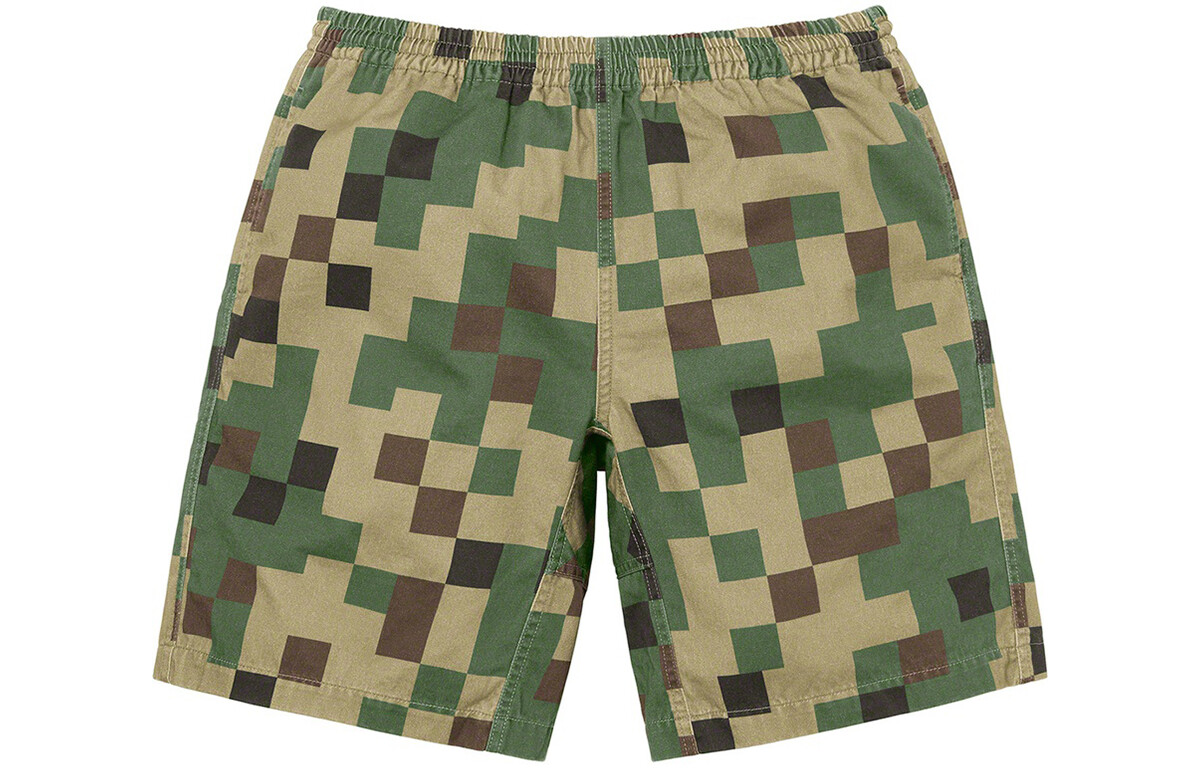 

Осень-Зима 20 Повседневные шорты Унисекс Supreme, цвет Camouflage