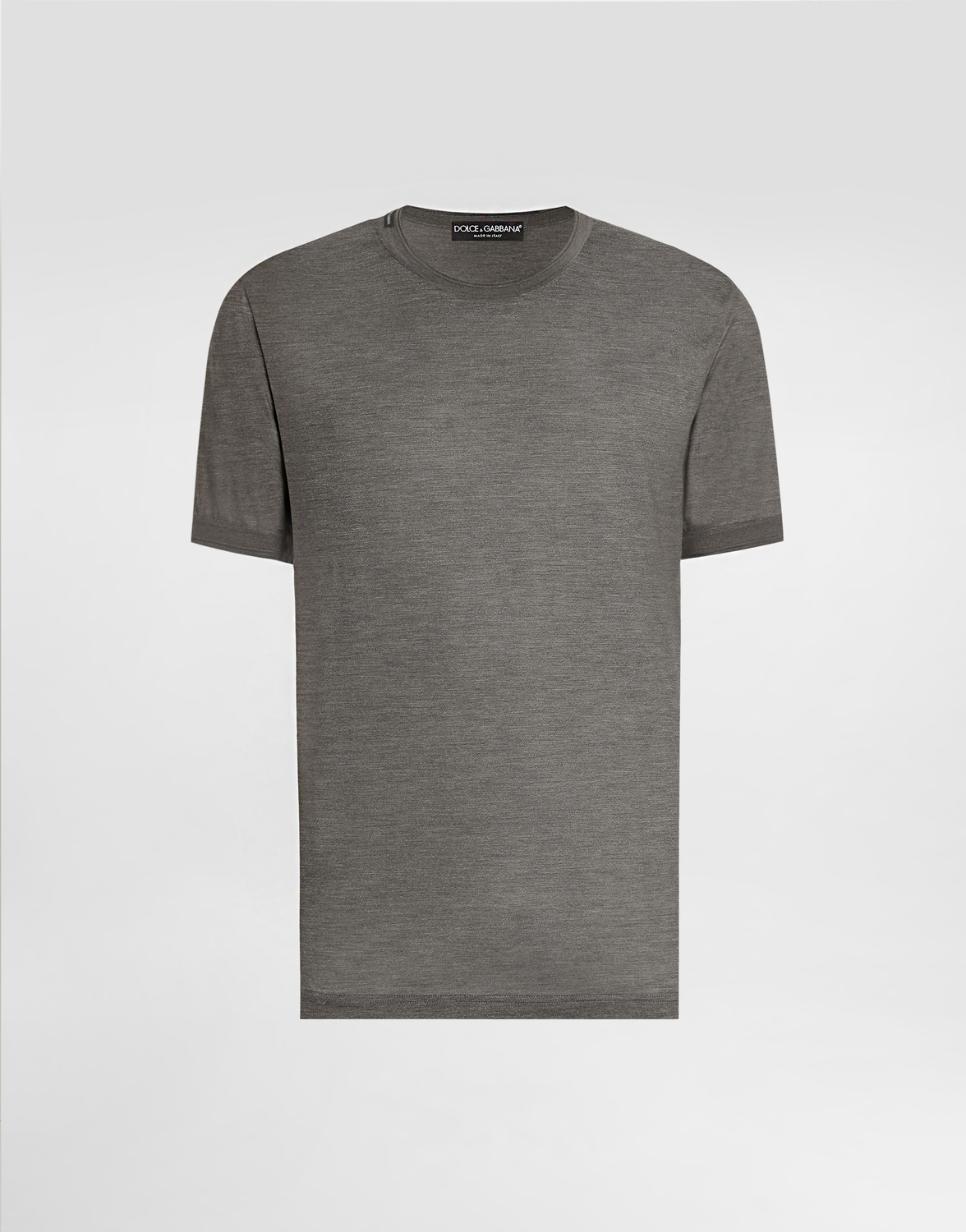 

Шелковая футболка DOLCE & GABBANA, мультиколор