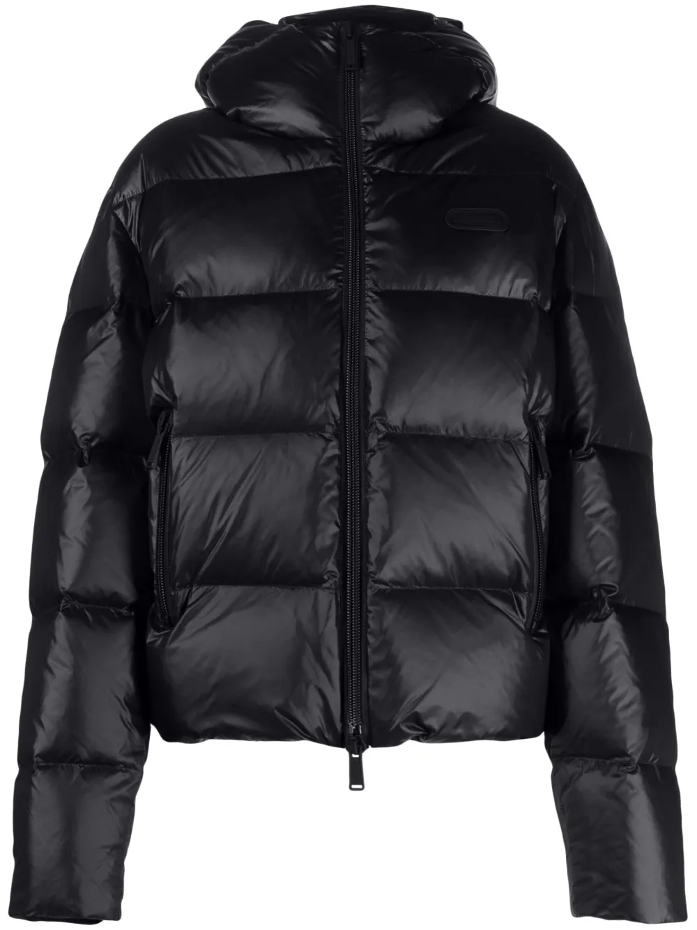 

Пуховик на молнии DSQUARED2, черный
