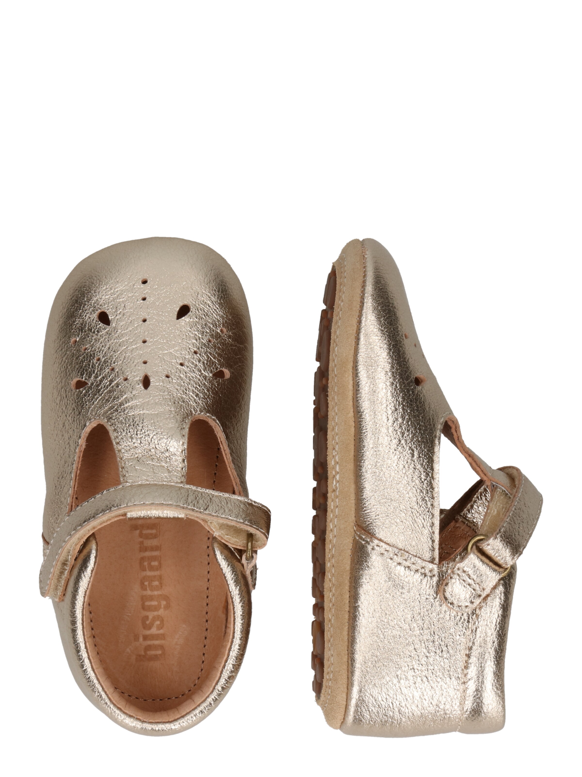 BISGAARD First-Step Shoes в золотом цвете — фото 2