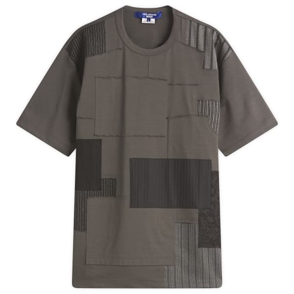 

Лоскутная футболка Junya Watanabe Man, серый