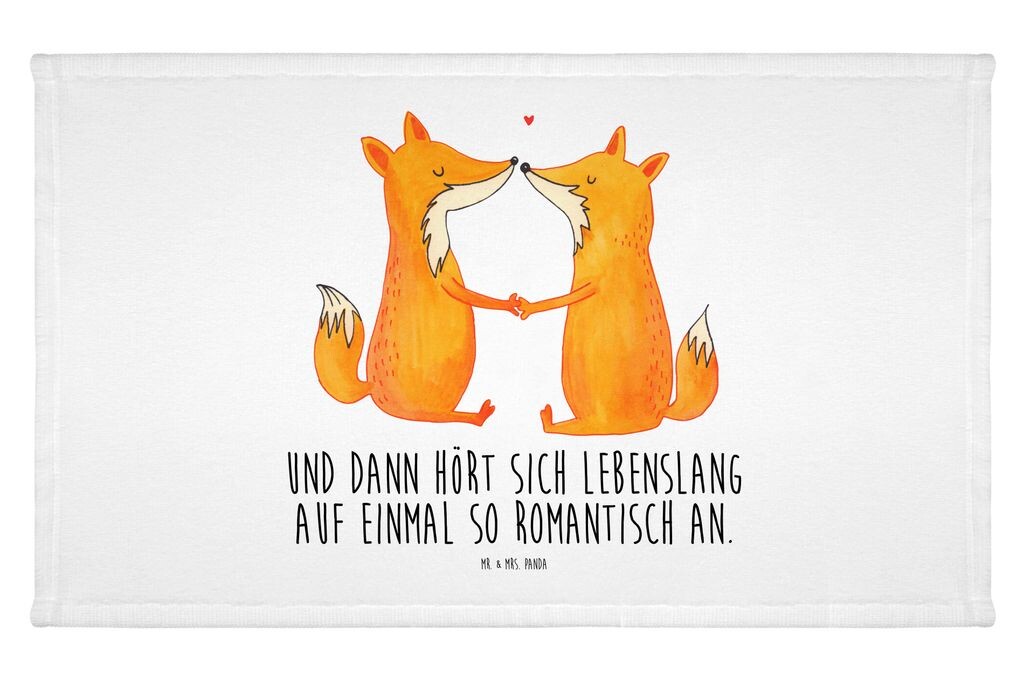 

Гостевое полотенце Mr. & Mrs. Panda Foxes Love — белое — подарок, спортивное полотенце, дорожное полотенце, муж, махровая ткань, жена, детское полотенце, невеста, гостевое полотенце, лиса, белый