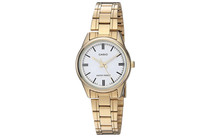 

Женские часы Standard Series 28.2 мм белые CASIO