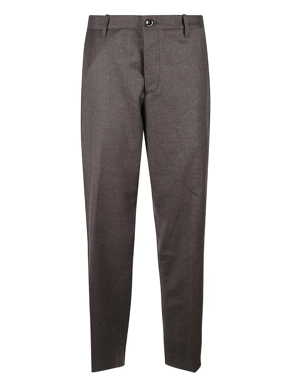 

Брюки прямого кроя на пуговицах Nine In The Morning, серый