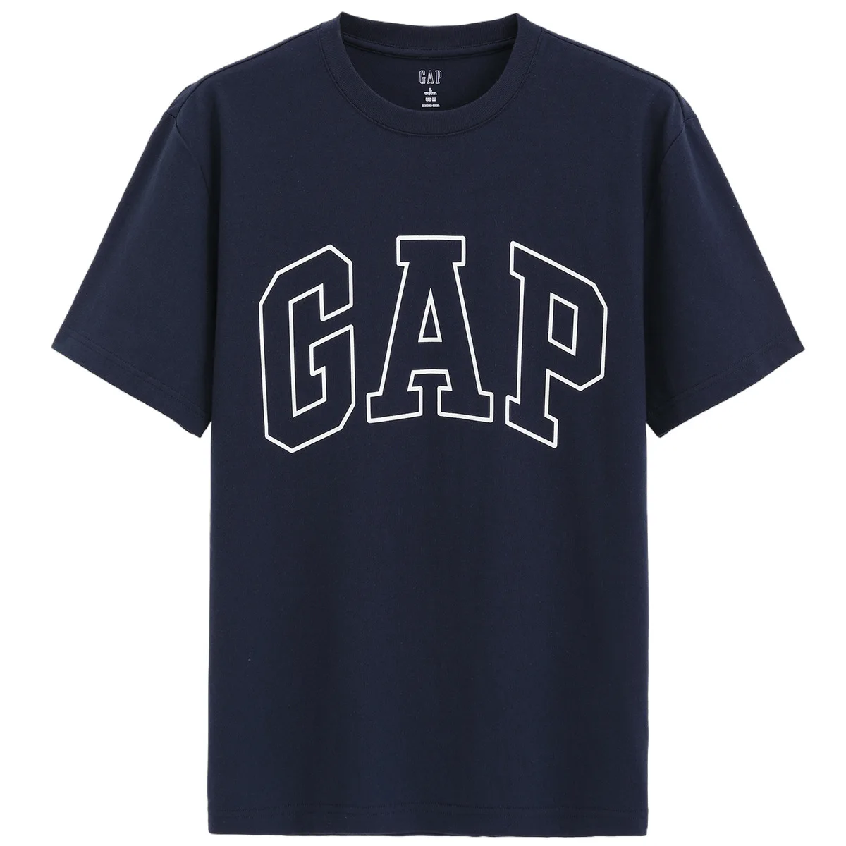Футболка унисекс с круглым вырезом GAP, экрю — фото 3