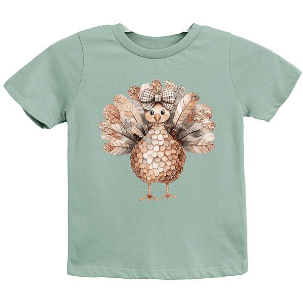 

Футболка с принтом Sparkle turkey The Juniper Shop, Seafoam