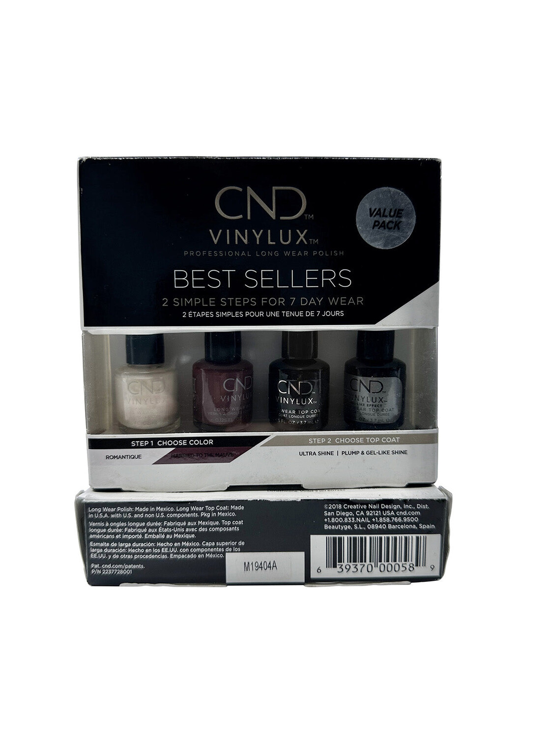 

CND Vinylux Romantique Бестселлеры, набор из 2 шт., цвет One Size