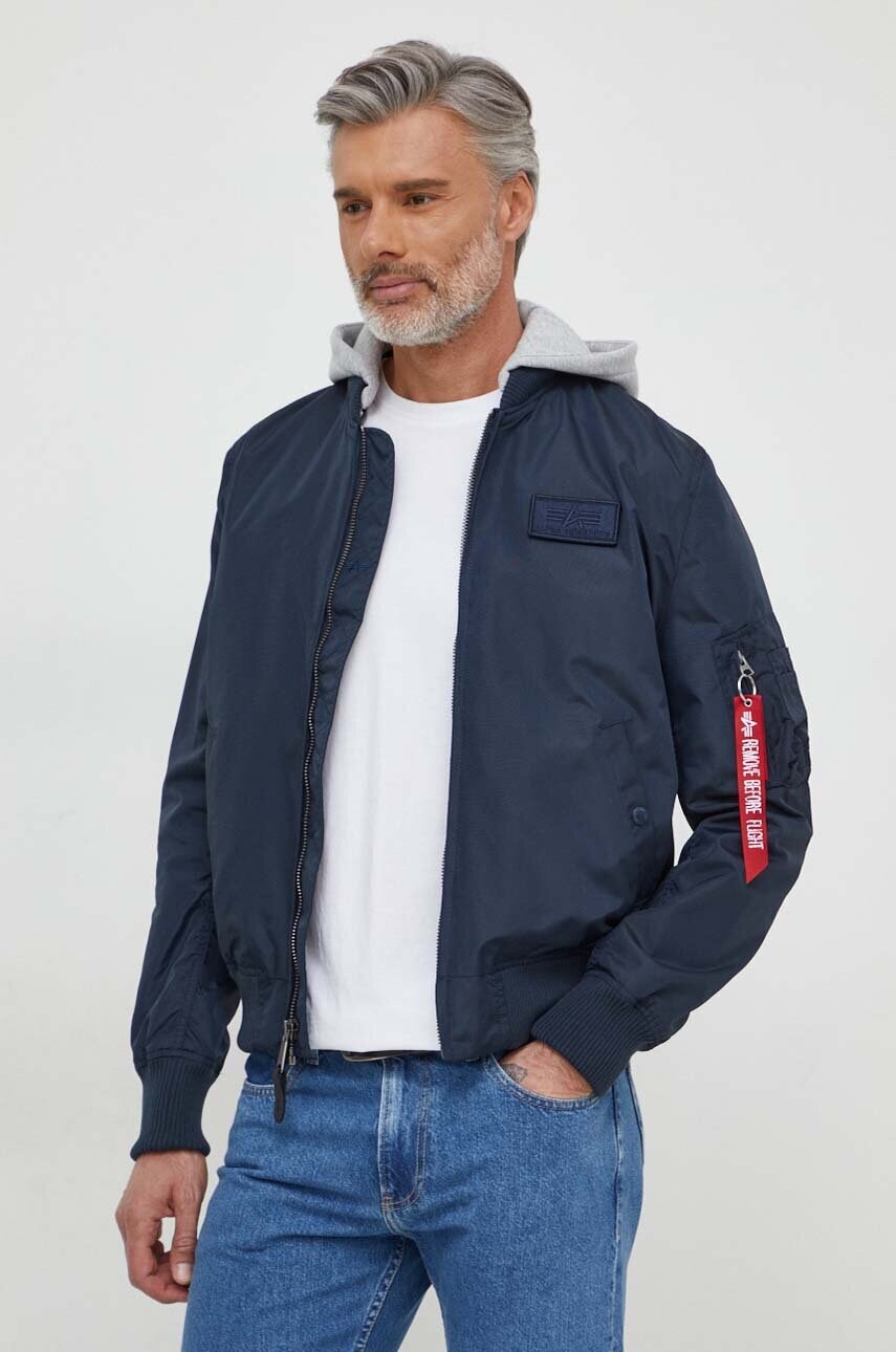 

Куртка MA-1 TT Hood Alpha Industries, темно-синий