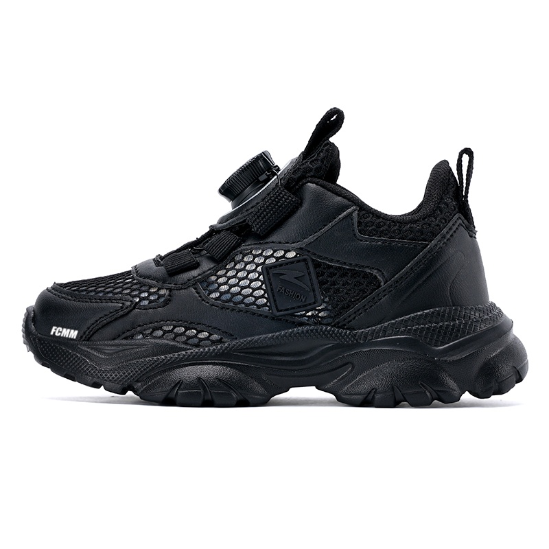 

Нескользящая и дышащая детская обувь для повседневной носки FCMM, черный