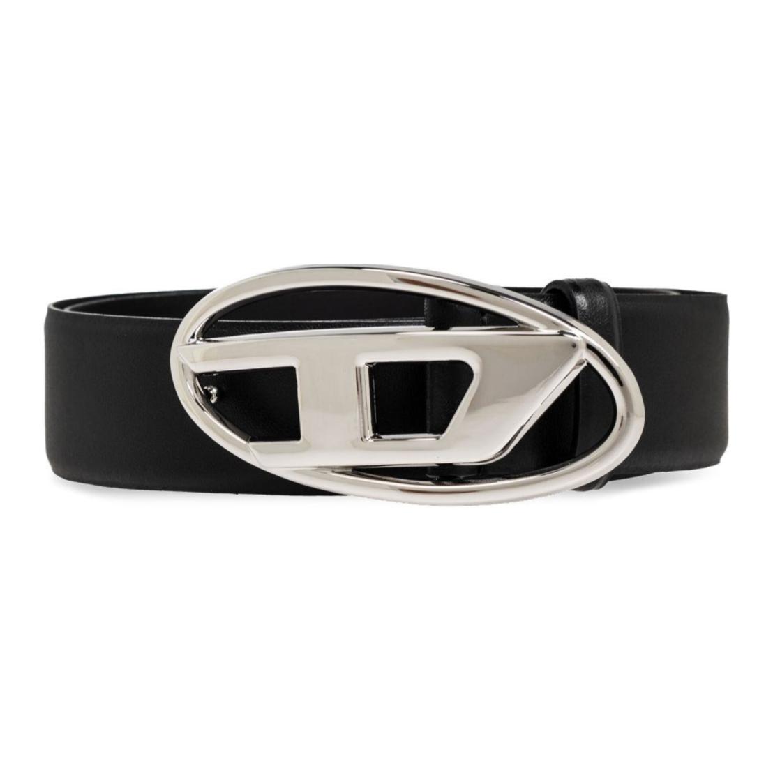 

Кожаный ремень DIESEL с пряжкой 1DR Logo