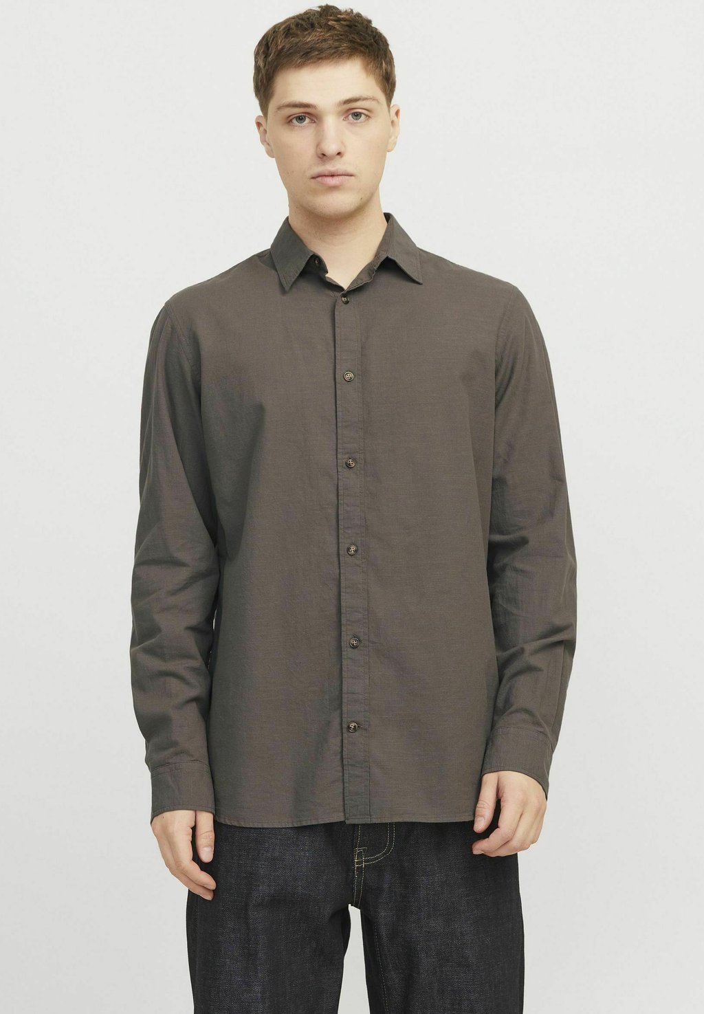 

Рубашка COMFORT FIT Jack & Jones, темно-коричневый