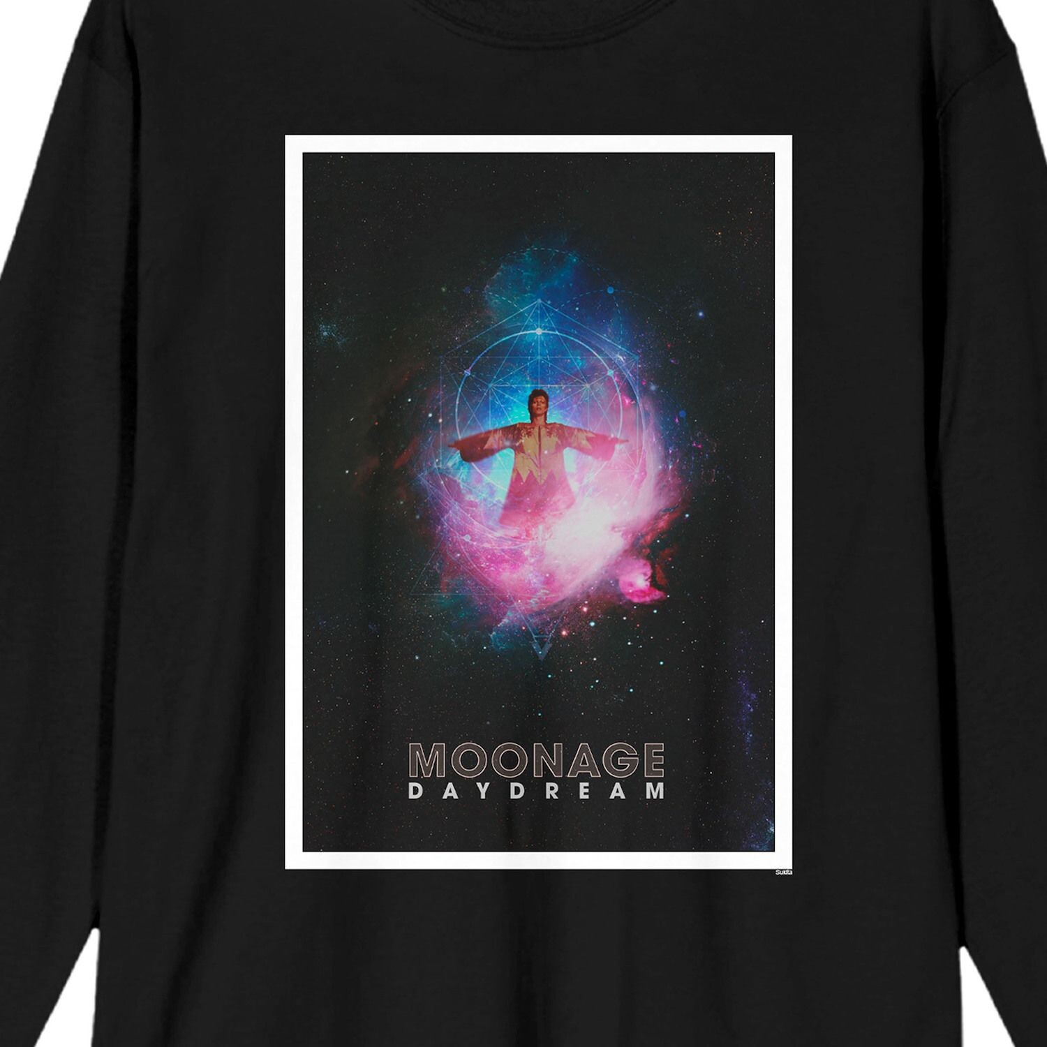 

Мужская футболка с длинными рукавами и рисунком David Bowie Moonage Daydream Licensed Character