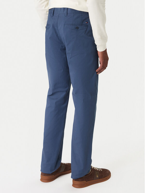 Чиносы straight fit Denton Essential MW0MW40262 Tommy Hilfiger, синий — фото 3