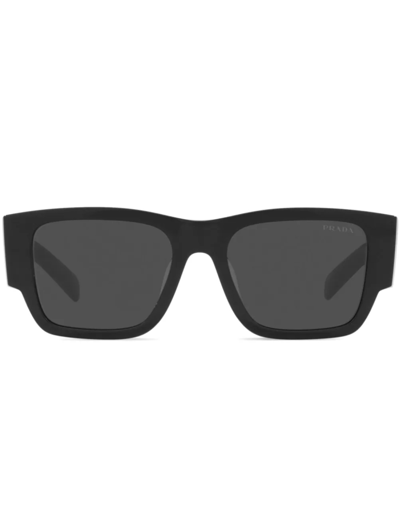 

Prada Eyewear солнцезащитные очки в квадратной оправе с логотипом, черный