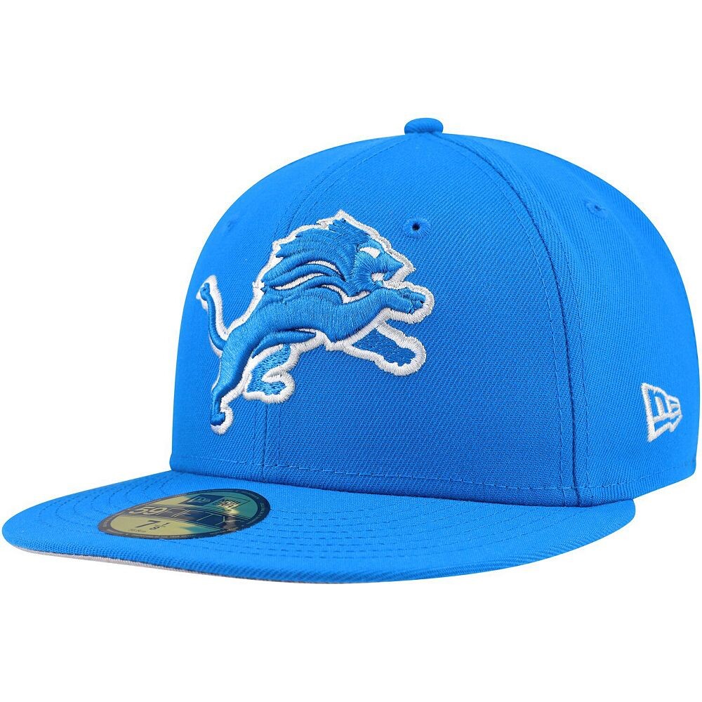 

Мужская приталенная кепка New Era Blue Detroit Lions Team Basic 59FIFTY, цвет Lns Blue