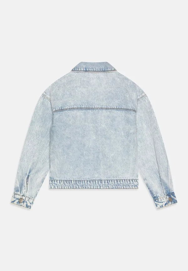 Джинсовая куртка nkfmila noos Name It, Light Blue Bleached Denim — фото 2