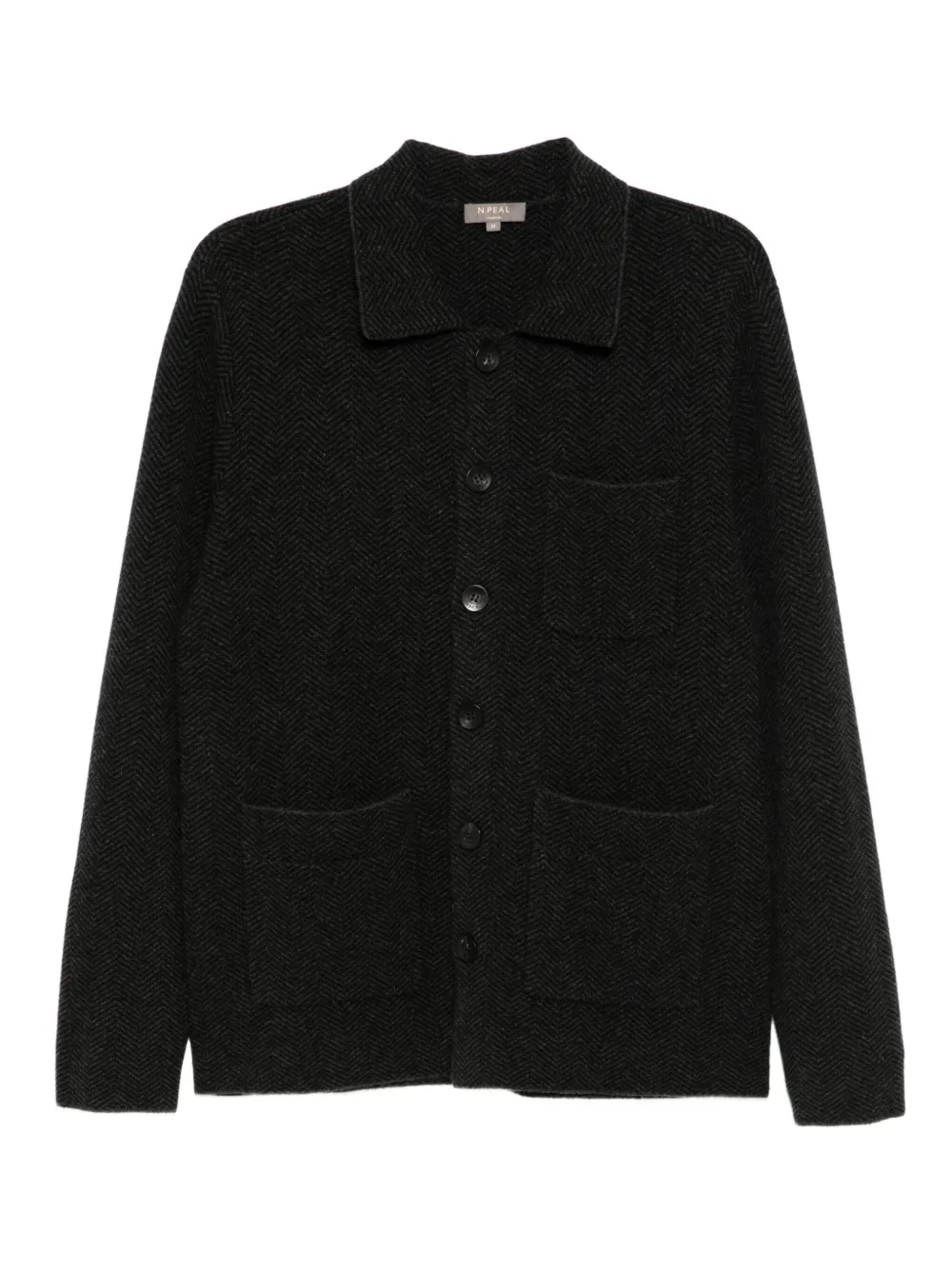 

Кашемировый пиджак N.Peal, черный
