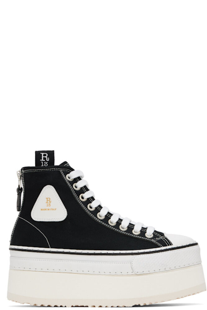 Черные высокие кеды Courtney Platform R13
