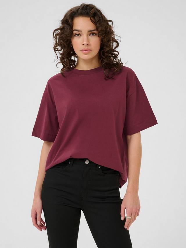 

Футболка Tomina Oversized KAFFE Curve, Windsor Wine
