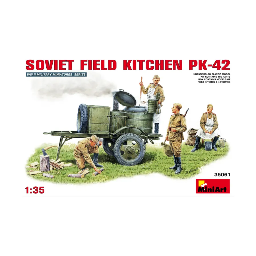 

Советская полевая кухня КП-42, WWII Military Miniatures Series (1:35) (MiniArt Models)