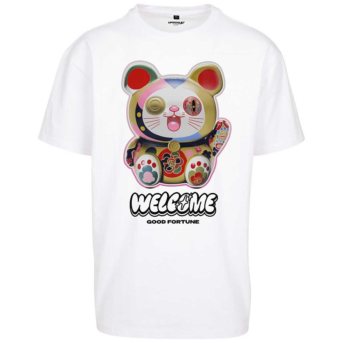 

Футболка Welcome Cat Oversize T-Shirt Mister Tee, цвет Schwarz