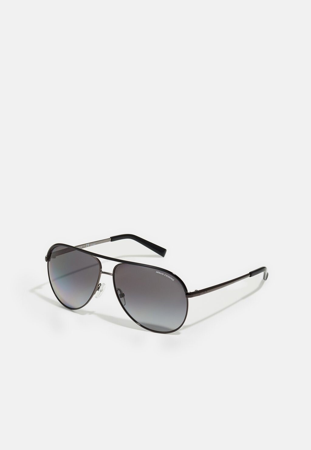 

Солнцезащитные очки Armani Exchange, цвет gunmetal/black