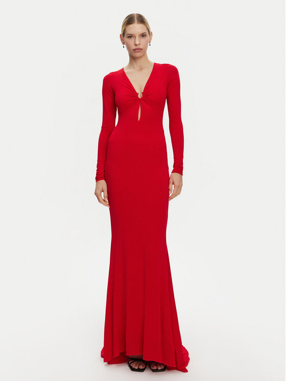 

Вечернее платье slim fit 104935 A2GS Pinko, красный