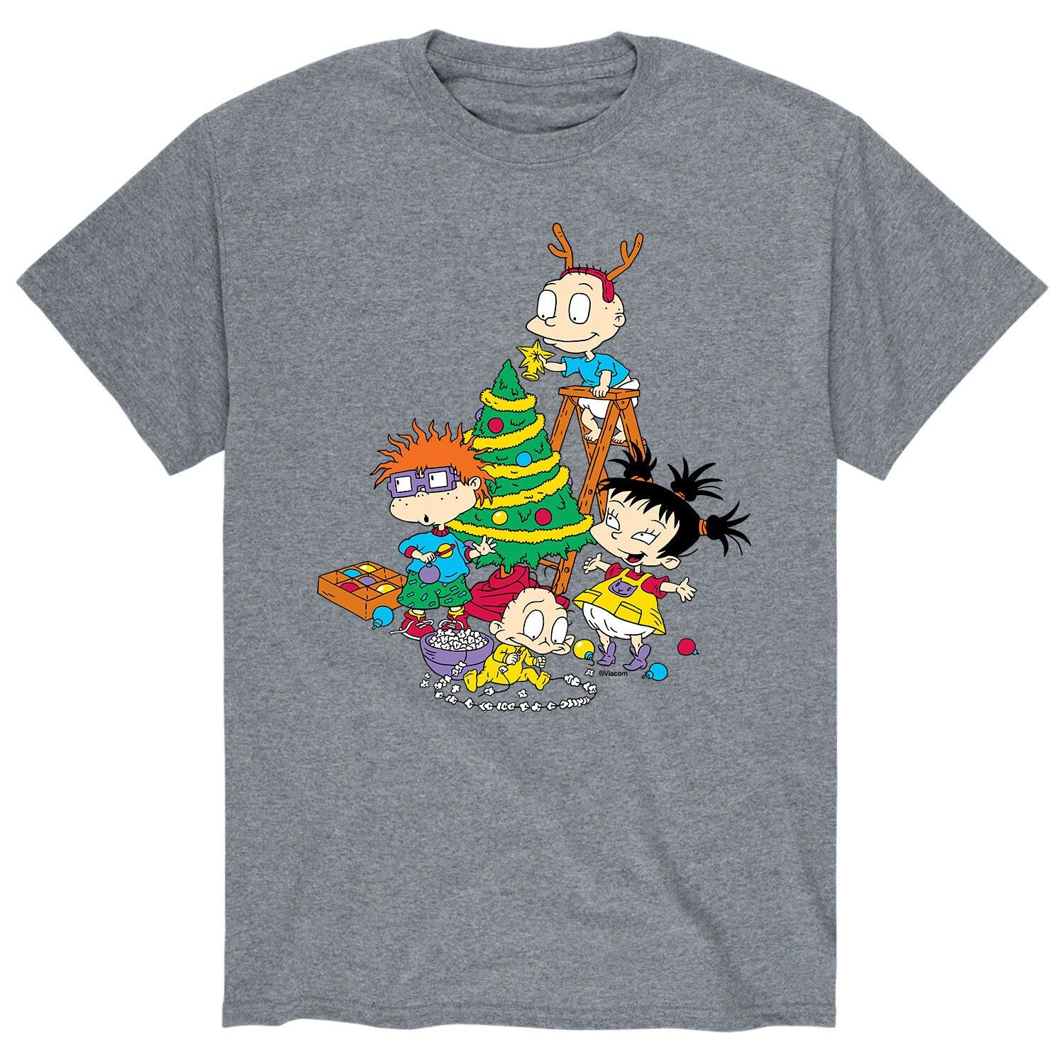 

Мужская футболка Rugrats Trim The Tree Licensed Character