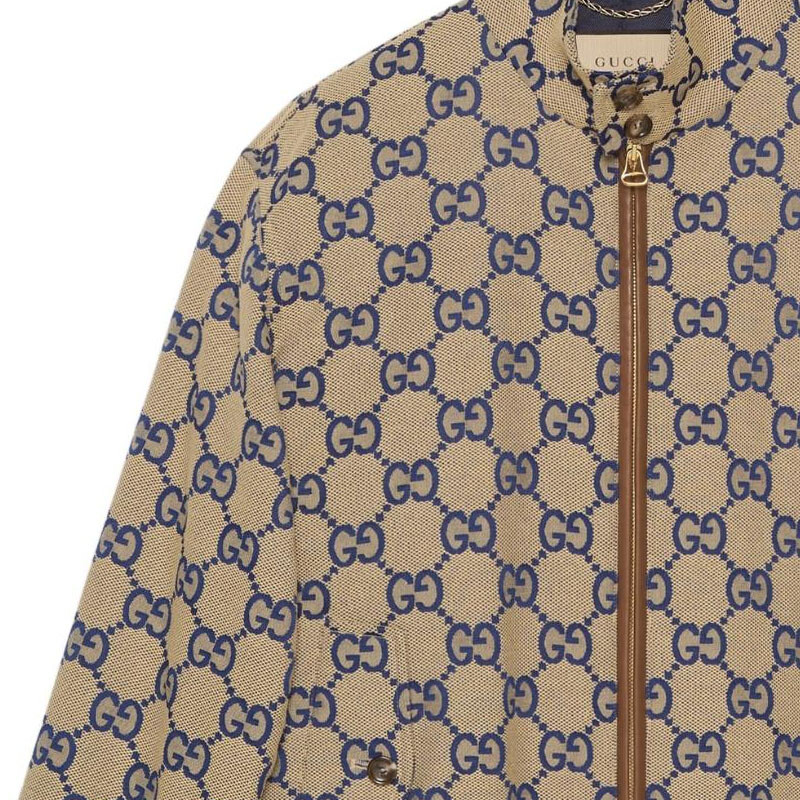 Куртка мужская Gucci, коричневый / синий — фото 4