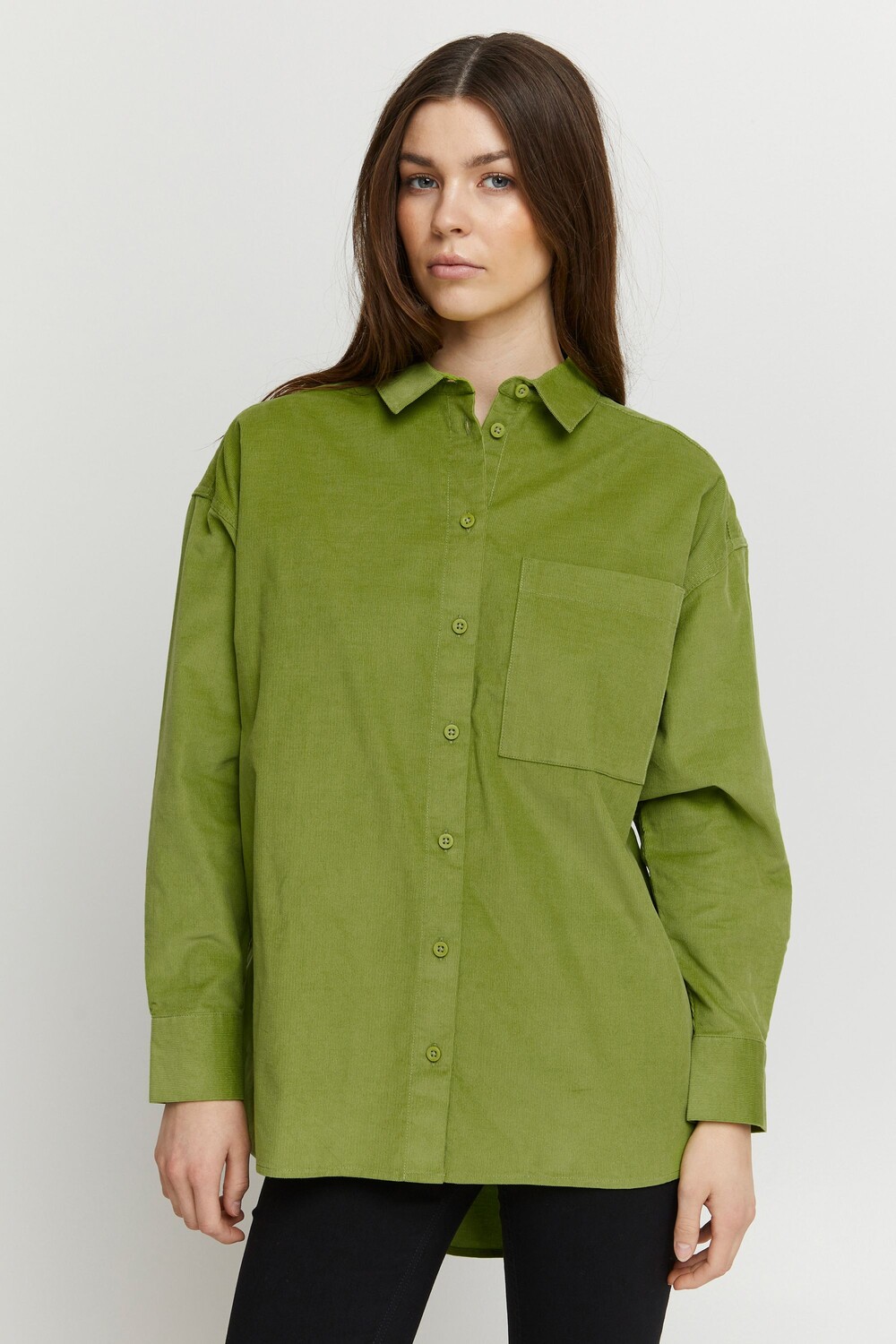 

Блуза b.young Hemd BYDINIA LOOSE SHIRT, зеленый