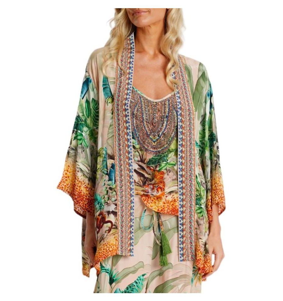 

Женские короткие шорты Kaia Cape Duster La Moda Clothing, No Color