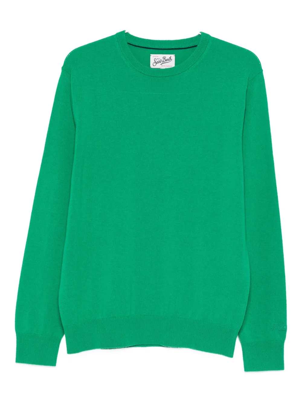 

Шерстяной свитер с круглым вырезом Mc2 Saint Barth, зеленый