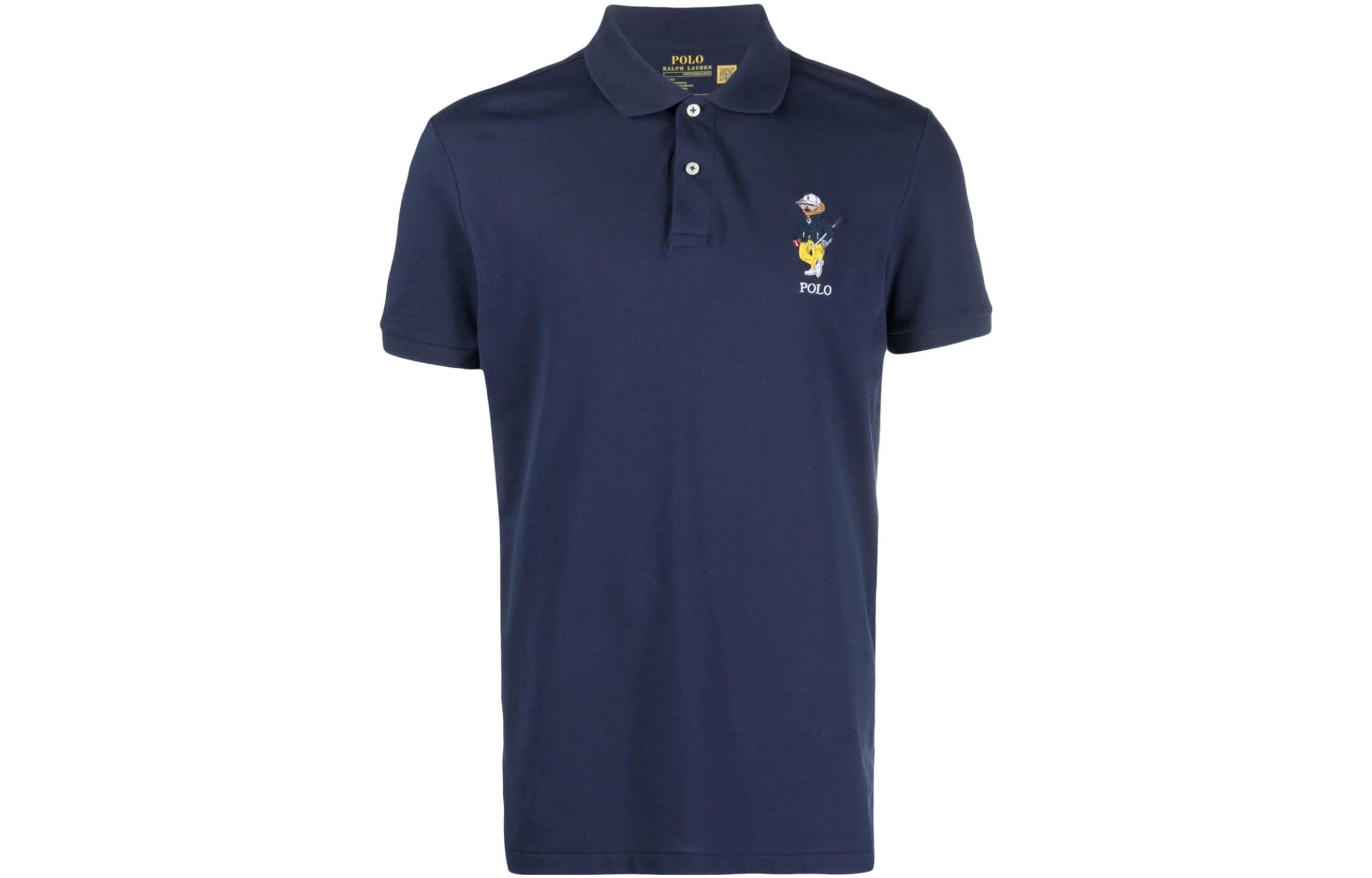 

SS23 Футболка поло мужская темно-синяя Polo Ralph Lauren