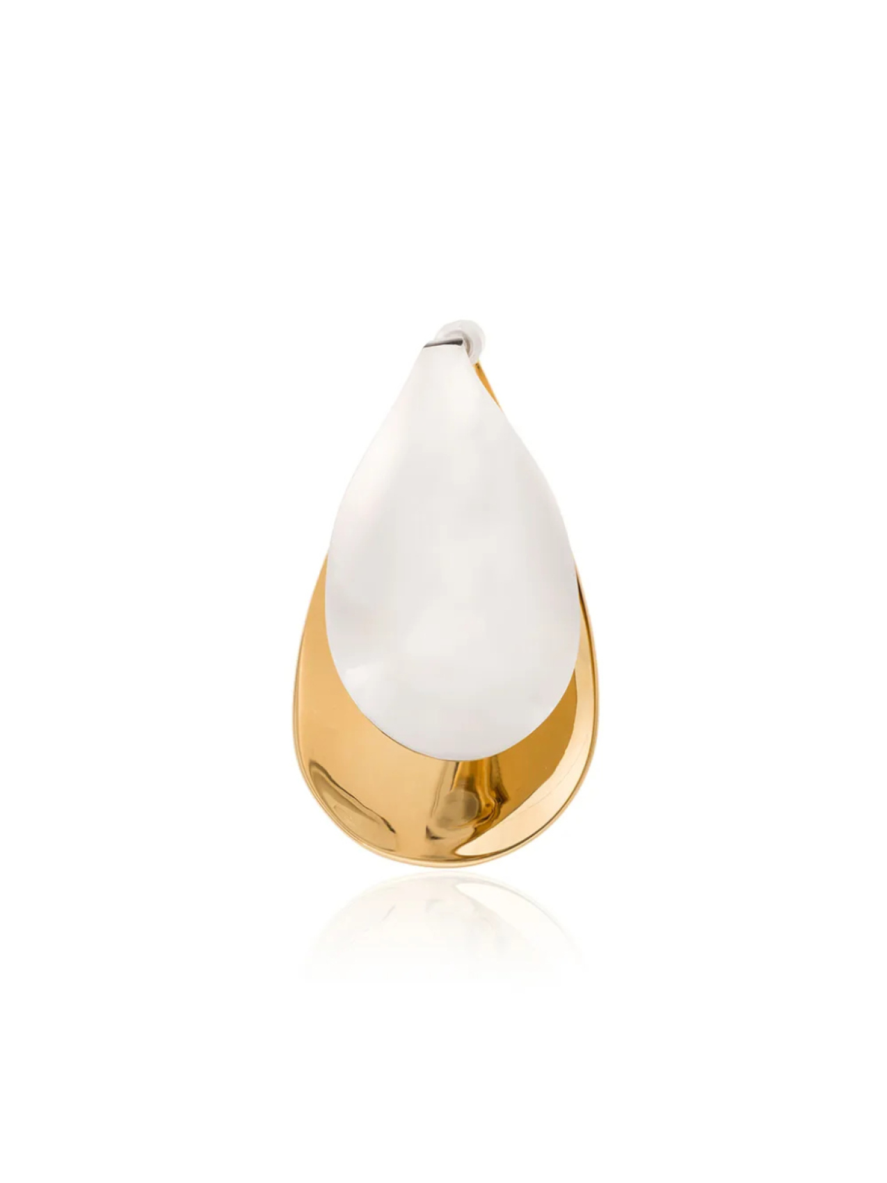 

Серьга Charlotte Chesnais Silver and Gold Pearl XL, золотой
