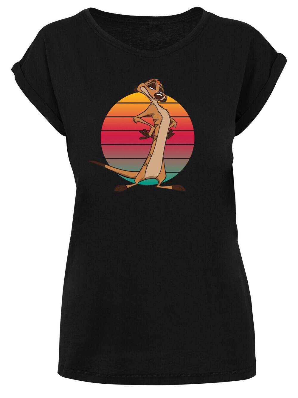 

Рубашка F4Nt4Stic Disney König der Löwen Timon Sunset, черный