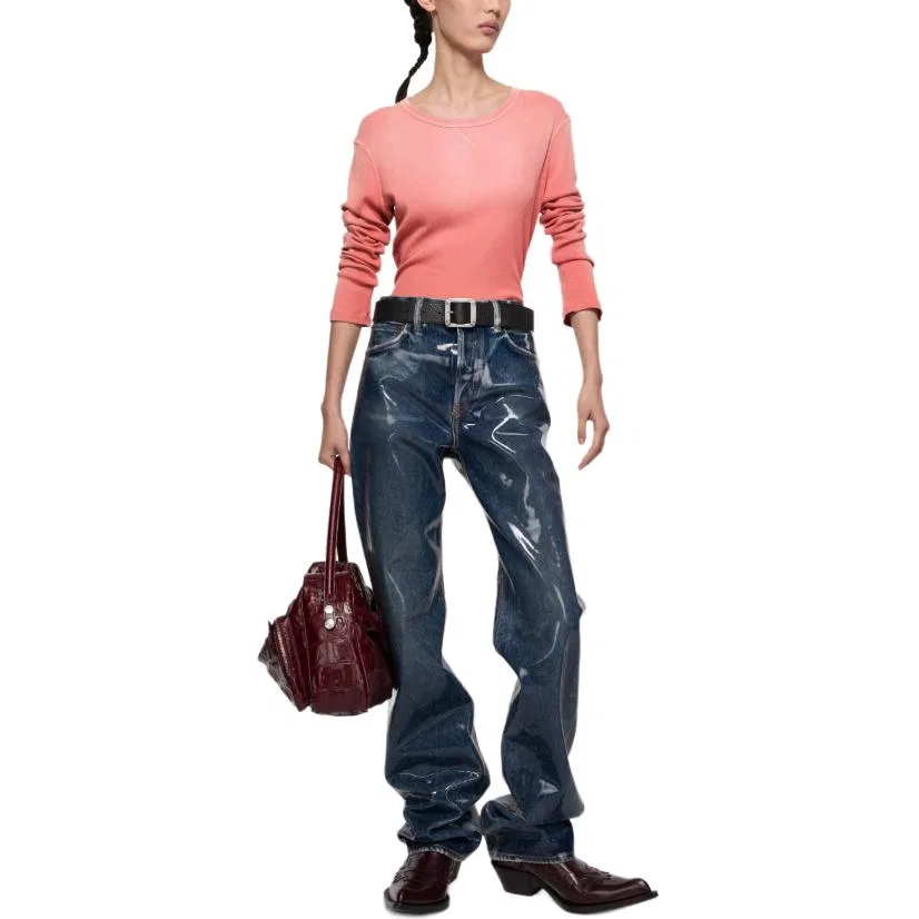 Футболка Acne Studios SS26 Unisex Pink — фото 4