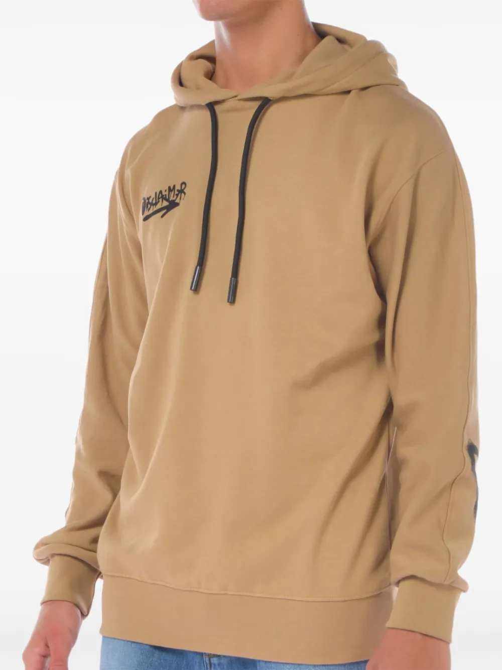 

Худи с принтом граффити Disclaimer, коричневый