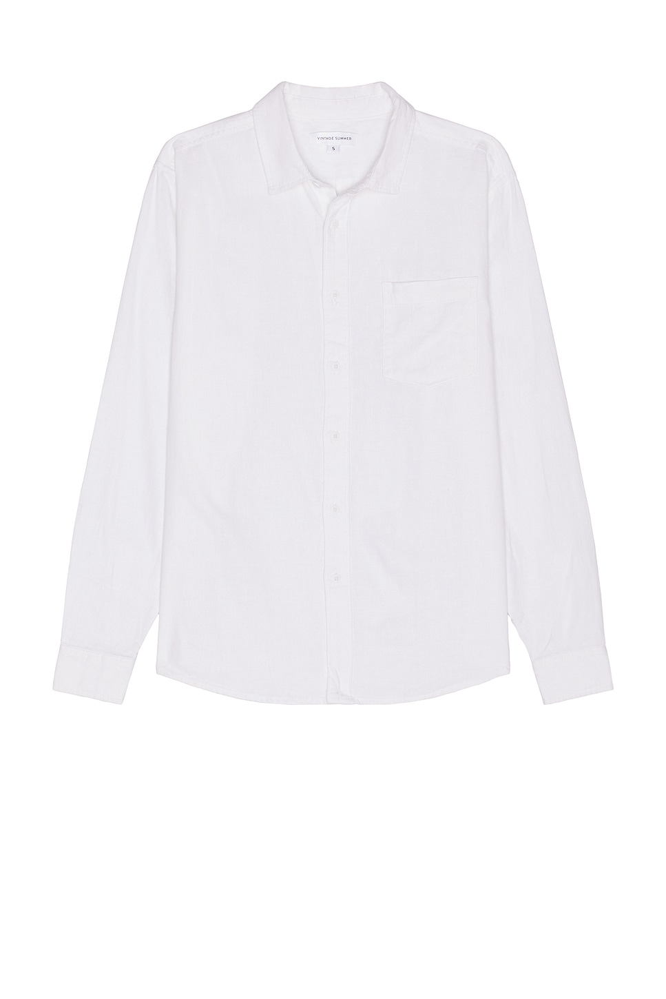 

Льняная рубашка с длинным рукавом Vintage Summer, white
