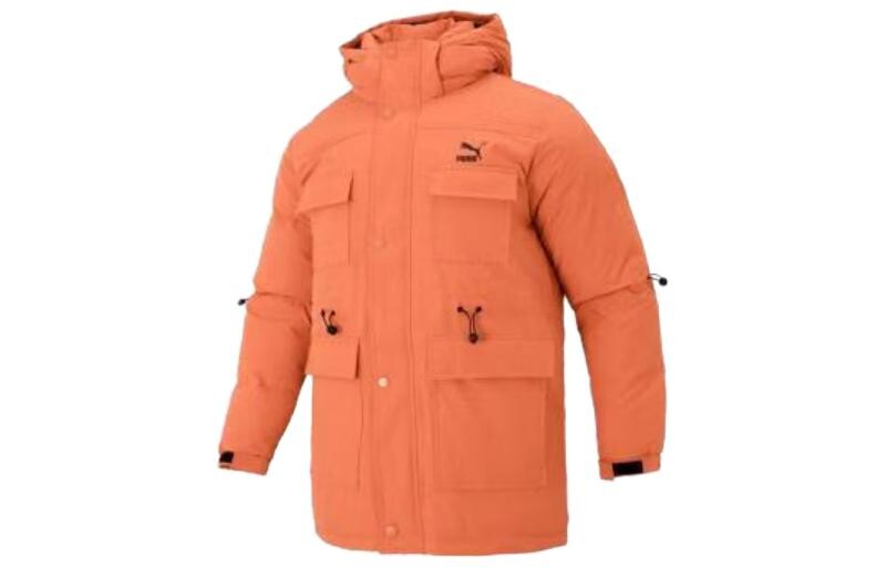 

Пуховик унисекс оранжевый Puma, оранжевый